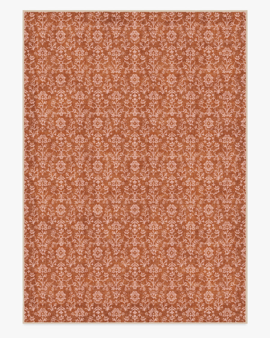 Ravina — Halı, Terracotta, AREA, beyaz zemin, 10x14
