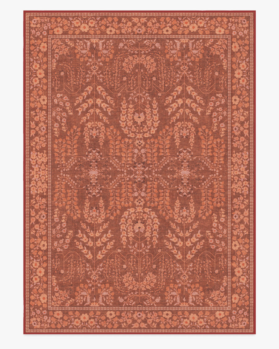 Amal — Halı, Terracotta, AREA, beyaz zemin, 10x14