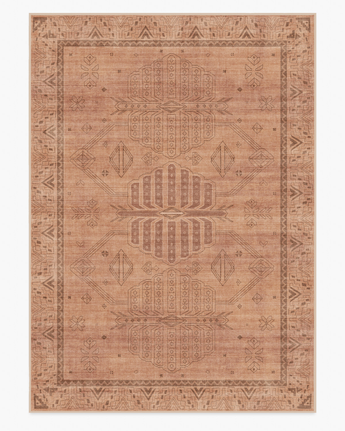 Zariah — Halı, Gül Pas, AREA, beyaz zemin, 10x14