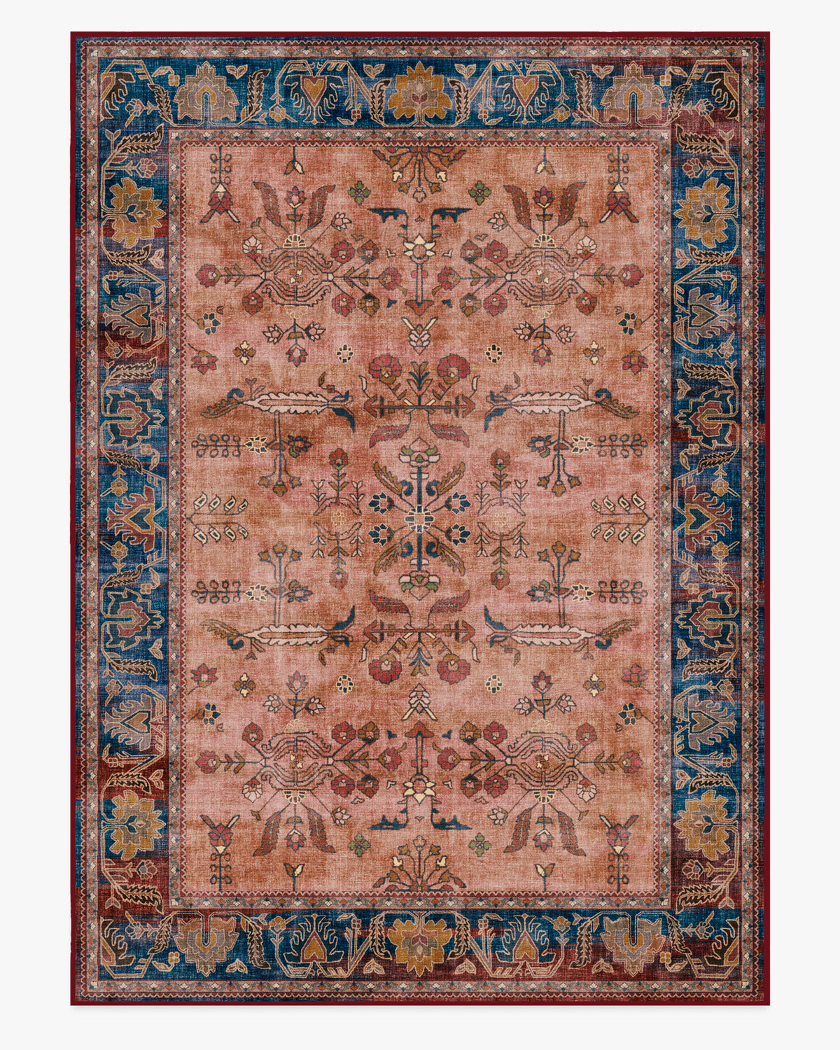 Yara — Halı, Lacivert Bronze, AREA, beyaz zemin, 10x14