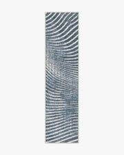 Wesley — Halı, Mavi, RUNNER, beyaz zemin, 2x10