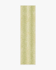 Tree Fern Matcha — Halı, Yeşil, RUNNER, beyaz zemin, 2x10