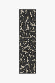Bone Dance — Halı, Siyah, RUNNER, beyaz zemin, 2x10