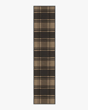 Easton Plaid — Halı, Antrasit Doğal, RUNNER, beyaz zemin, 2x12