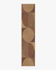 Harlow — Halı, Bakır Kahverengi, RUNNER, beyaz zemin, 2x12