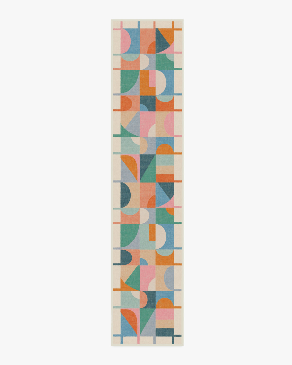 Jennie — Halı, Çok Renkli, RUNNER, beyaz zemin, 2x12