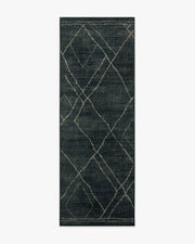 Matera — Halı, Antrasit, RUNNER, beyaz zemin, 2x7