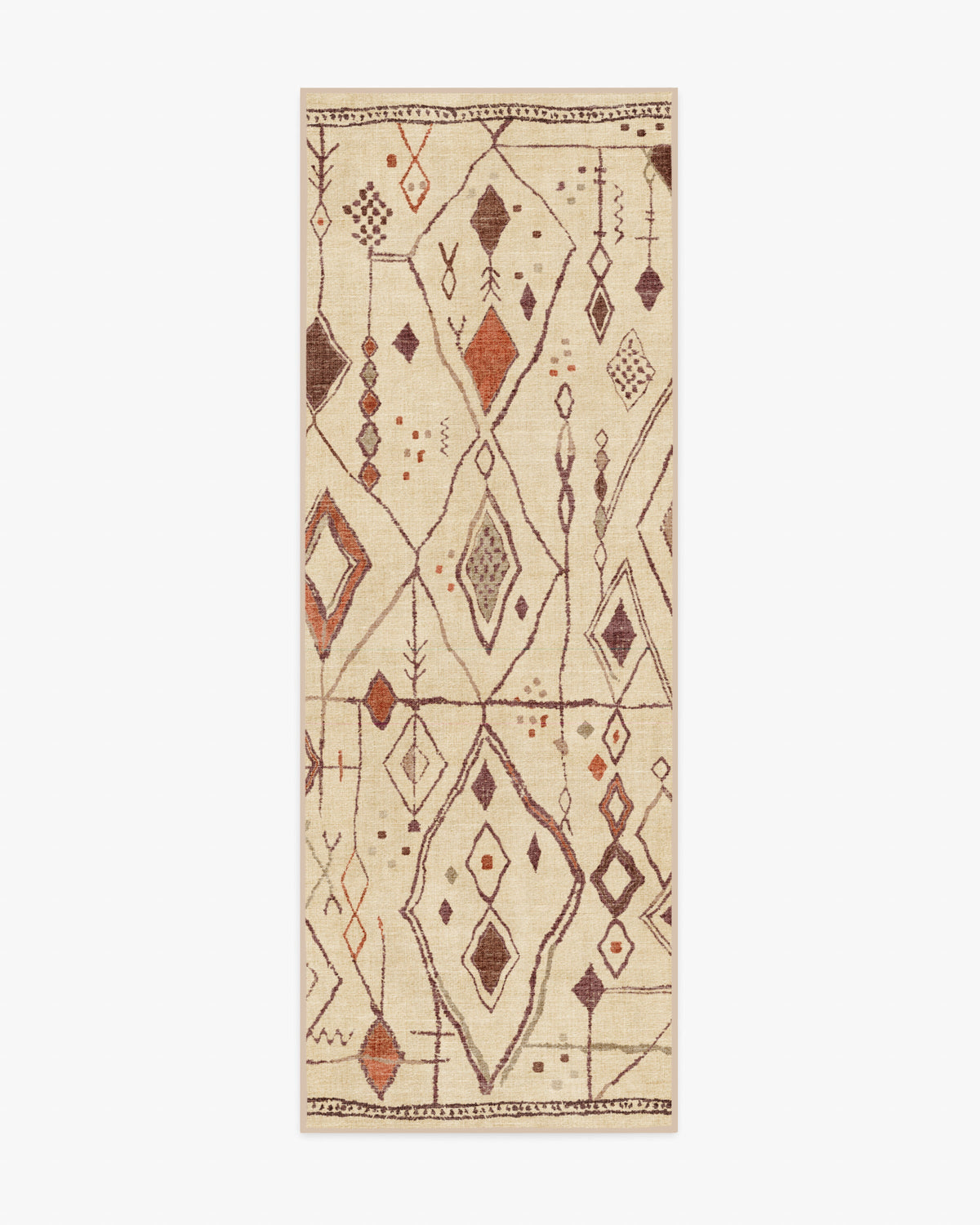 Saguaro Trail — Halı, Fildişi Pas, RUNNER, beyaz zemin, 2x7