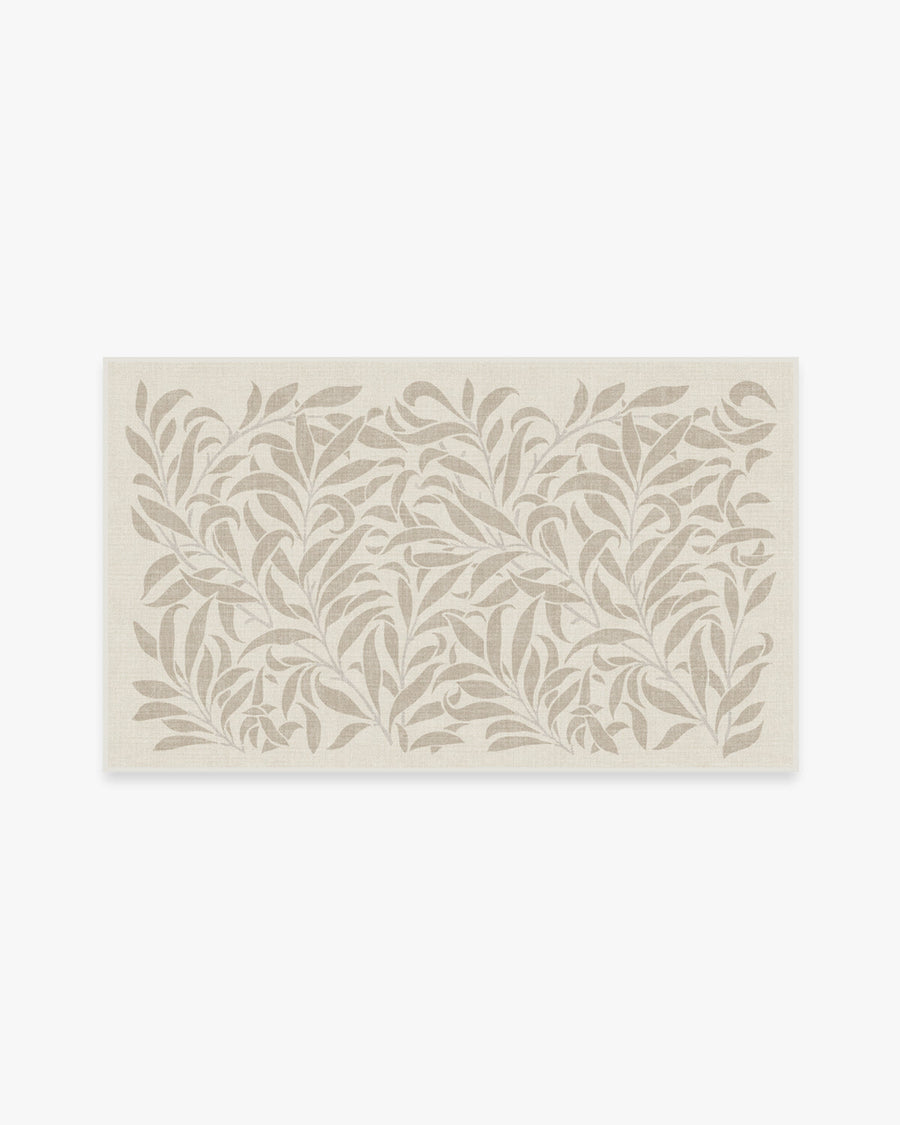 Morris And Co Pure Willow Boughs — Halı, Doğal, AREA, beyaz zemin, 3x5