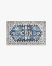 Pradera — Halı, Lacivert, AREA, beyaz zemin, 3x5