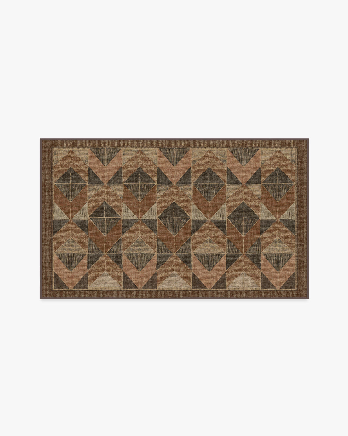 Ember — Halı, Bakır Kahverengi, AREA, beyaz zemin, 3x5