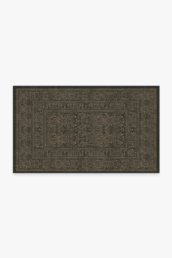 Morris And Co Bluebell — Halı, Yumuşak Siyah, AREA, beyaz zemin, 3x5