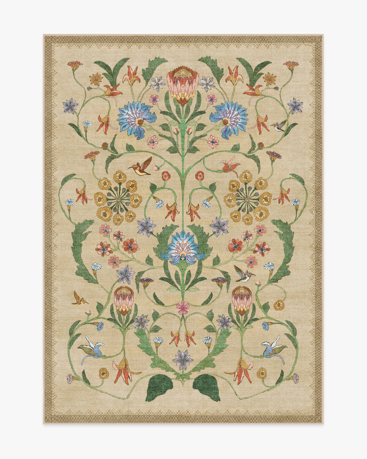 Protea — Halı, Doğal, AREA, beyaz zemin, 5x7