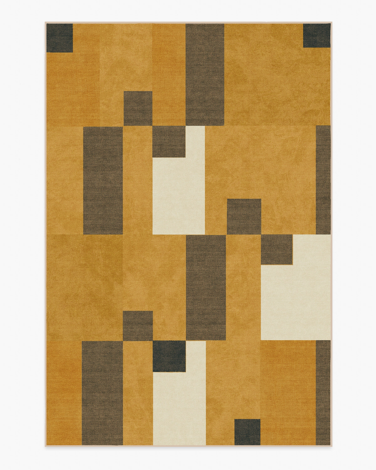 Corso — Halı, Toprak Sarısı, AREA, beyaz zemin, 6x9
