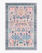 Julietta — Halı, Yumuşak Pembe, AREA, beyaz zemin, 6x9
