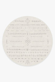 Astrid — Halı, Beyaz, ROUND, beyaz zemin, 8R