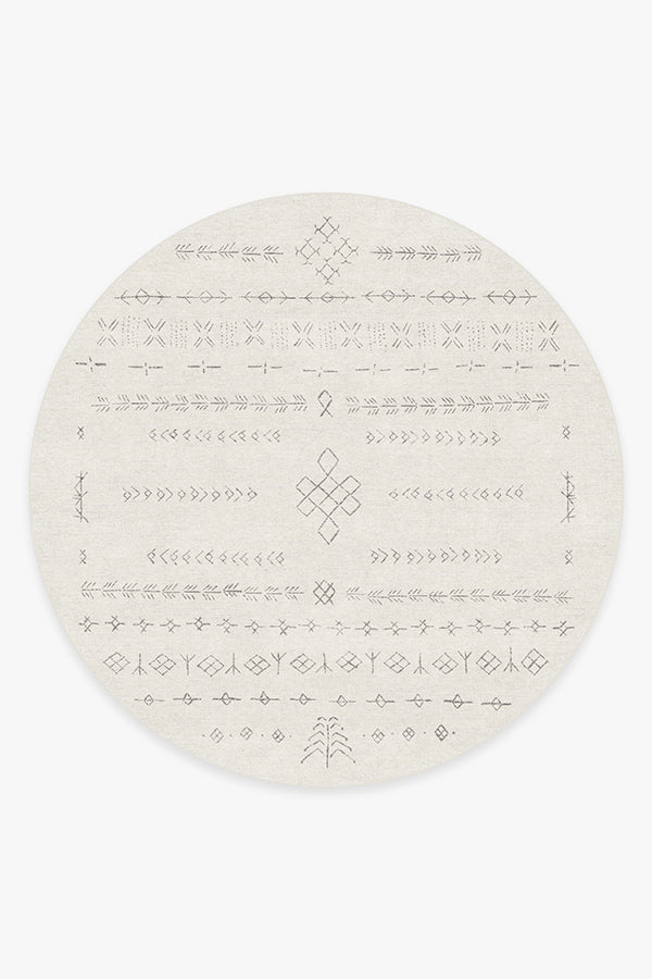 Astrid — Halı, Beyaz, ROUND, beyaz zemin, 8R