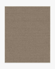 Burlap Solid — Halı, Dove Kahverengi, AREA, beyaz zemin, 8x10