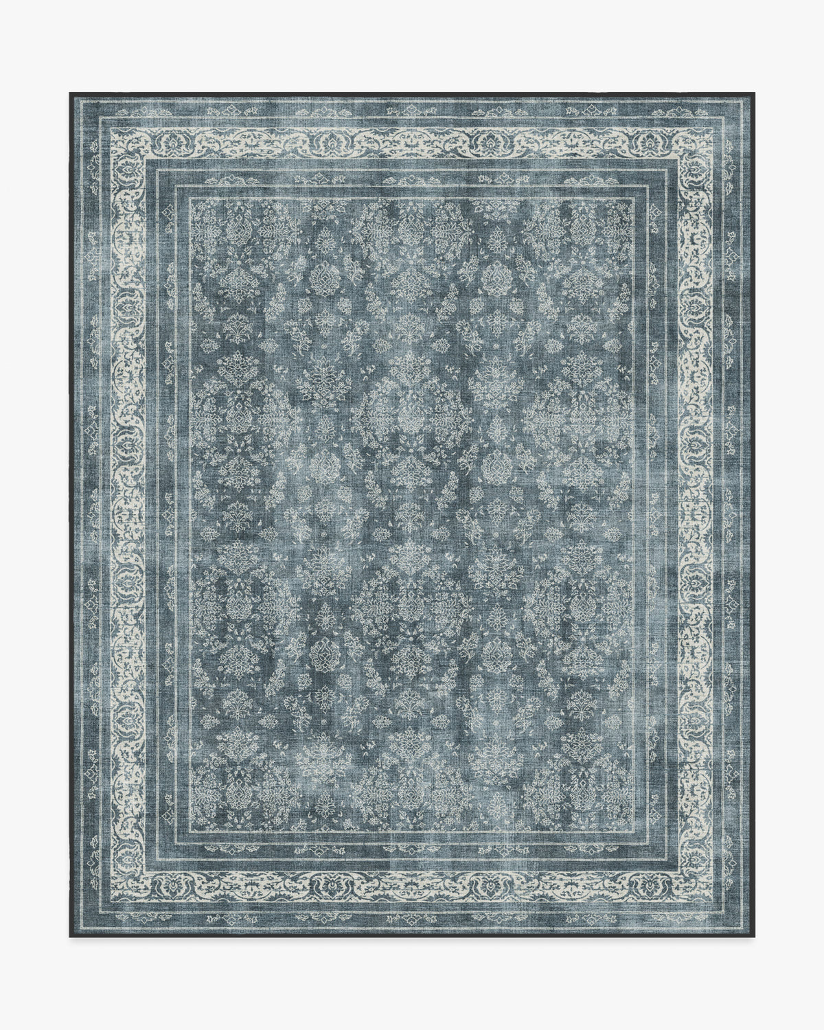Maelyn — Halı, Antrasit Nötr, AREA, beyaz zemin, 8x10