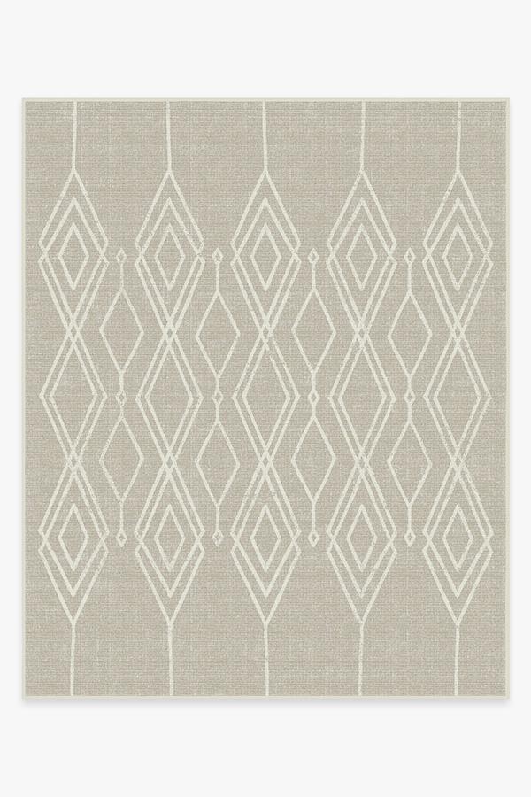Gemma Lattice — Halı, Doğal, AREA, beyaz zemin, 8x10