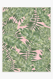 Filifera Palm — Halı, Pembe, AREA, beyaz zemin, 9x12