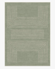 Valencia — Halı, Adaçayı Yeşili, AREA, beyaz zemin, 10x14