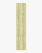 Tree Fern Matcha — Halı, Yeşil, RUNNER, beyaz zemin, 2x12