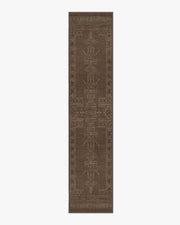 Amira — Halı, Kahverengi, RUNNER, beyaz zemin, 2x12