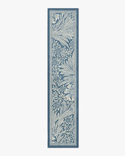 Morris And Co Marigold — Halı, Mavi, RUNNER, beyaz zemin, 2x12