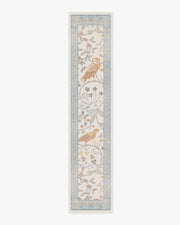 Morris And Co Newill — Halı, Fildişi Mavisi, RUNNER, beyaz zemin, 2x12