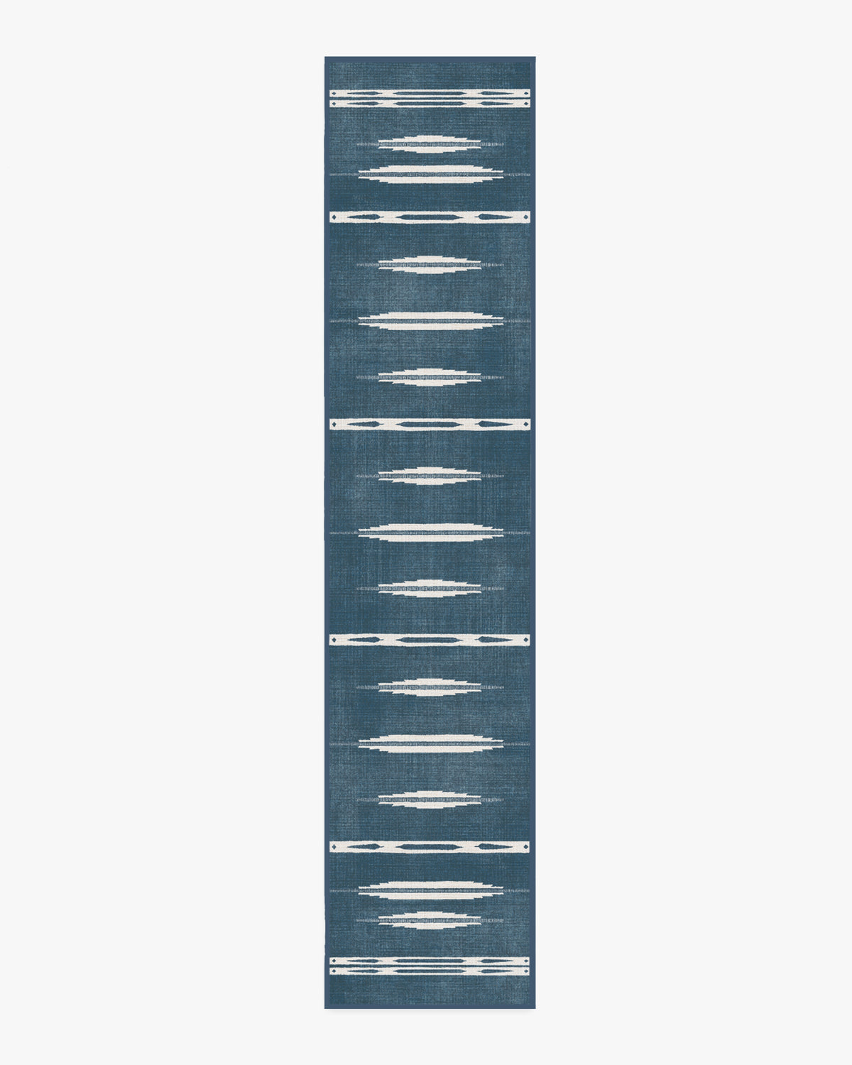 Raye — Halı, Çivit Fildişi, RUNNER, beyaz zemin, 2x12
