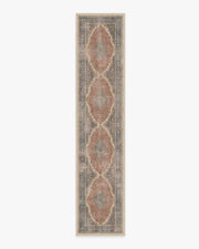 Adeline — Halı, Antique Kırmızı, RUNNER, beyaz zemin, 2x12