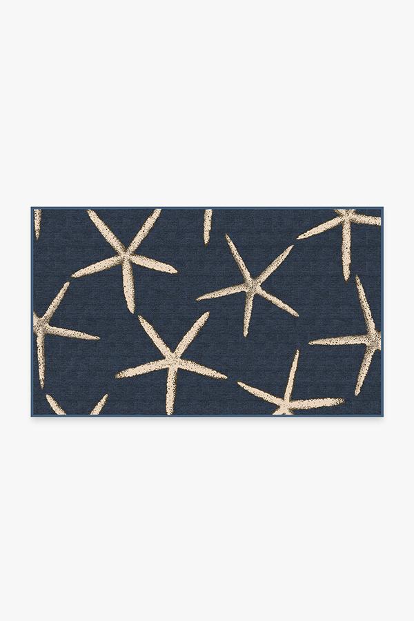 Starfish — Halı, Lacivert, AREA, beyaz zemin, 3x5