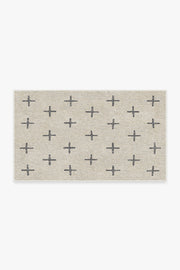 Crosby Birch — Halı, Antrasit, AREA, beyaz zemin, 3x5