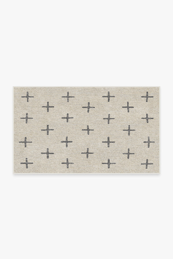 Crosby Birch — Halı, Antrasit, AREA, beyaz zemin, 3x5