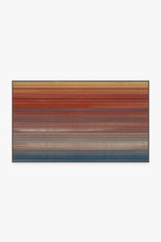 Linear Striped — Halı, Multi, AREA, beyaz zemin, 3x5