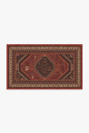 Zareen — Halı, Scarlet Kırmızı, AREA, beyaz zemin, 3x5