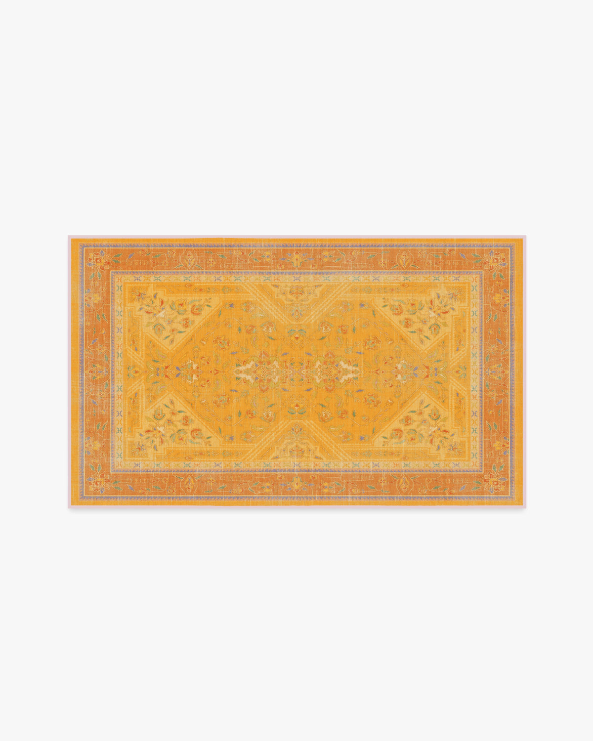 Colorful Loom — Halı, Mango, AREA, beyaz zemin, 3x5