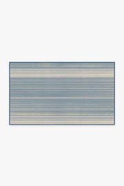 Coastal Linear Stripe — Halı, Arduvaz, AREA, beyaz zemin, 3x5