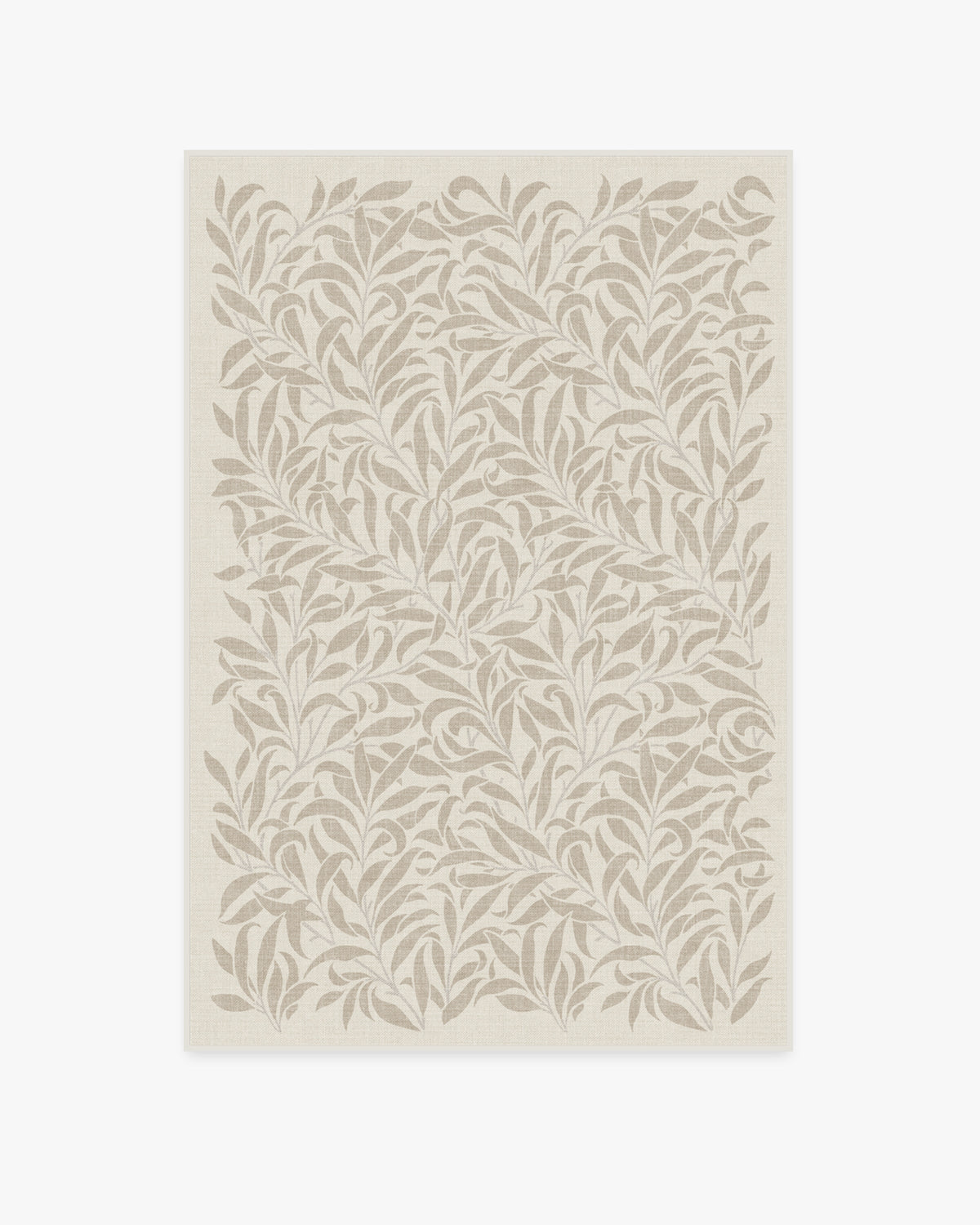 Morris And Co Pure Willow Boughs — Halı, Doğal, AREA, beyaz zemin, 4x6