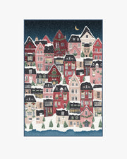 Noelle Village — Halı, Gece, AREA, beyaz zemin, 4x6
