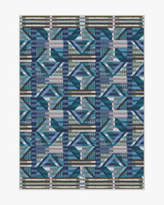 Paloma — Halı, Mavi, AREA, beyaz zemin, 5x7