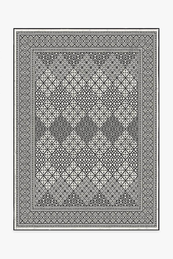 Loseta — Halı, Siyah, AREA, beyaz zemin, 5x7