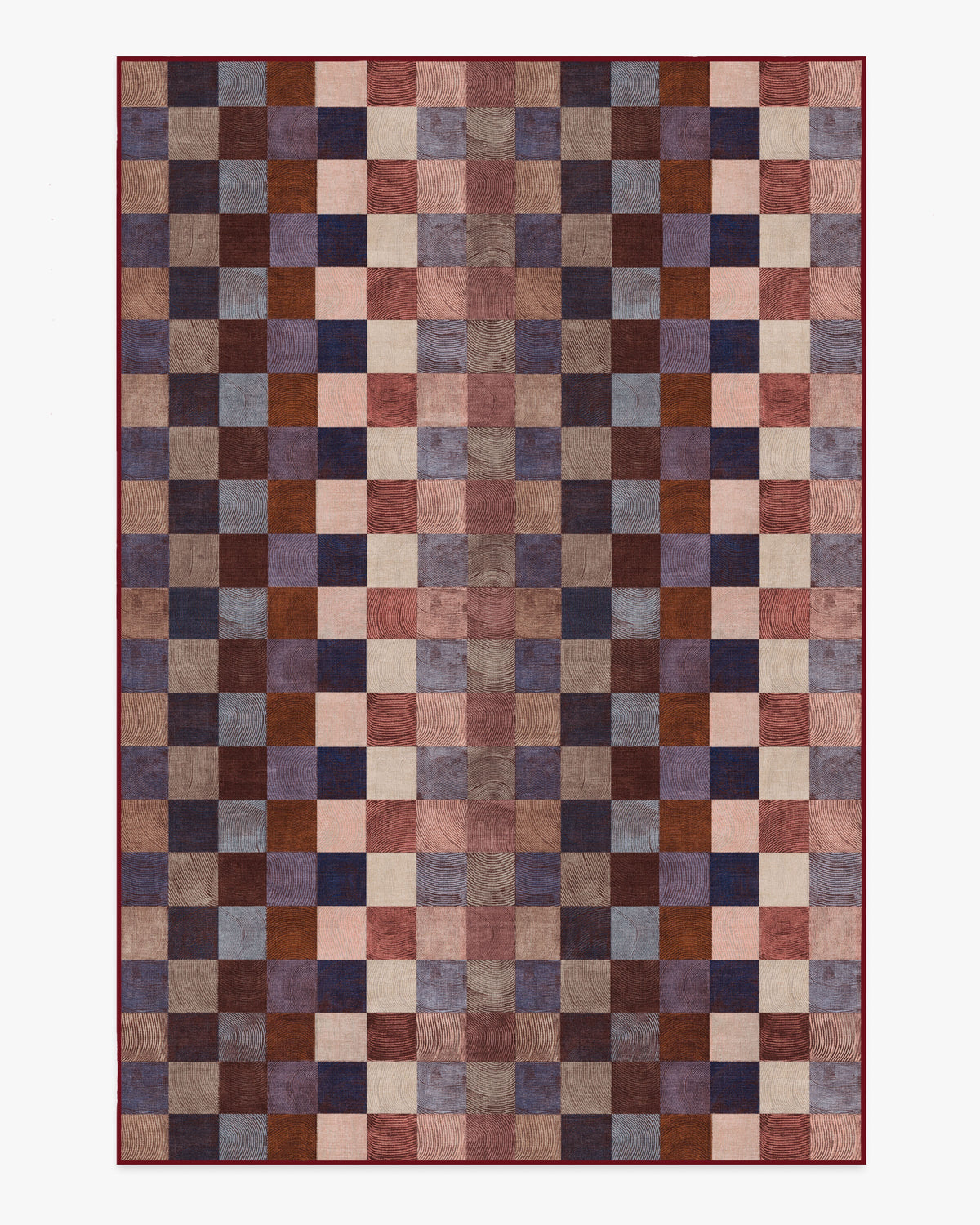 Flux — Halı, Bakır Çok Renkli, AREA, beyaz zemin, 6x9