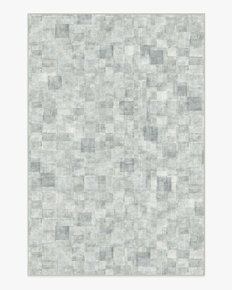 Uma — Halı, Gri, AREA, beyaz zemin, 6x9