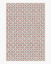 Orana — Halı, Kırmızı Açık ve Mavi, AREA, beyaz zemin, 6x9