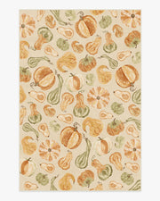 Harvest Veggies — Halı, Krem Çok Renkli, AREA, beyaz zemin, 6x9
