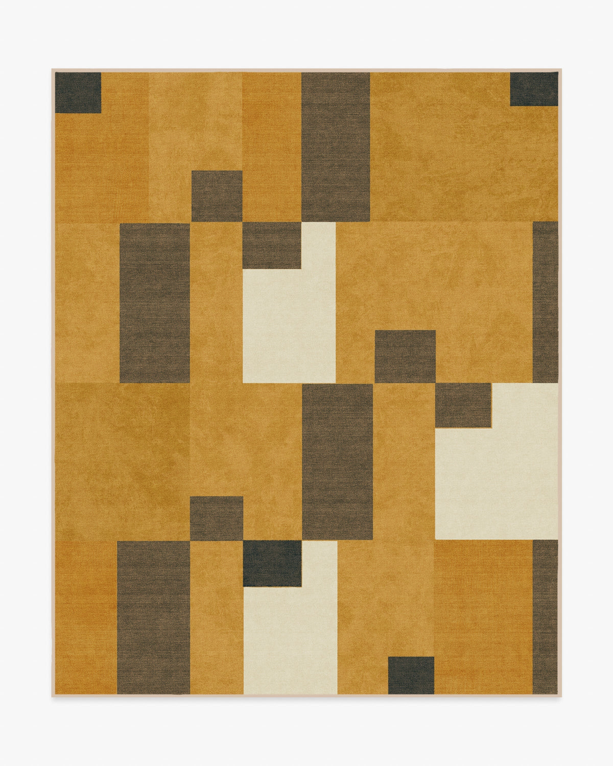Corso — Halı, Toprak Sarısı, AREA, beyaz zemin, 8x10