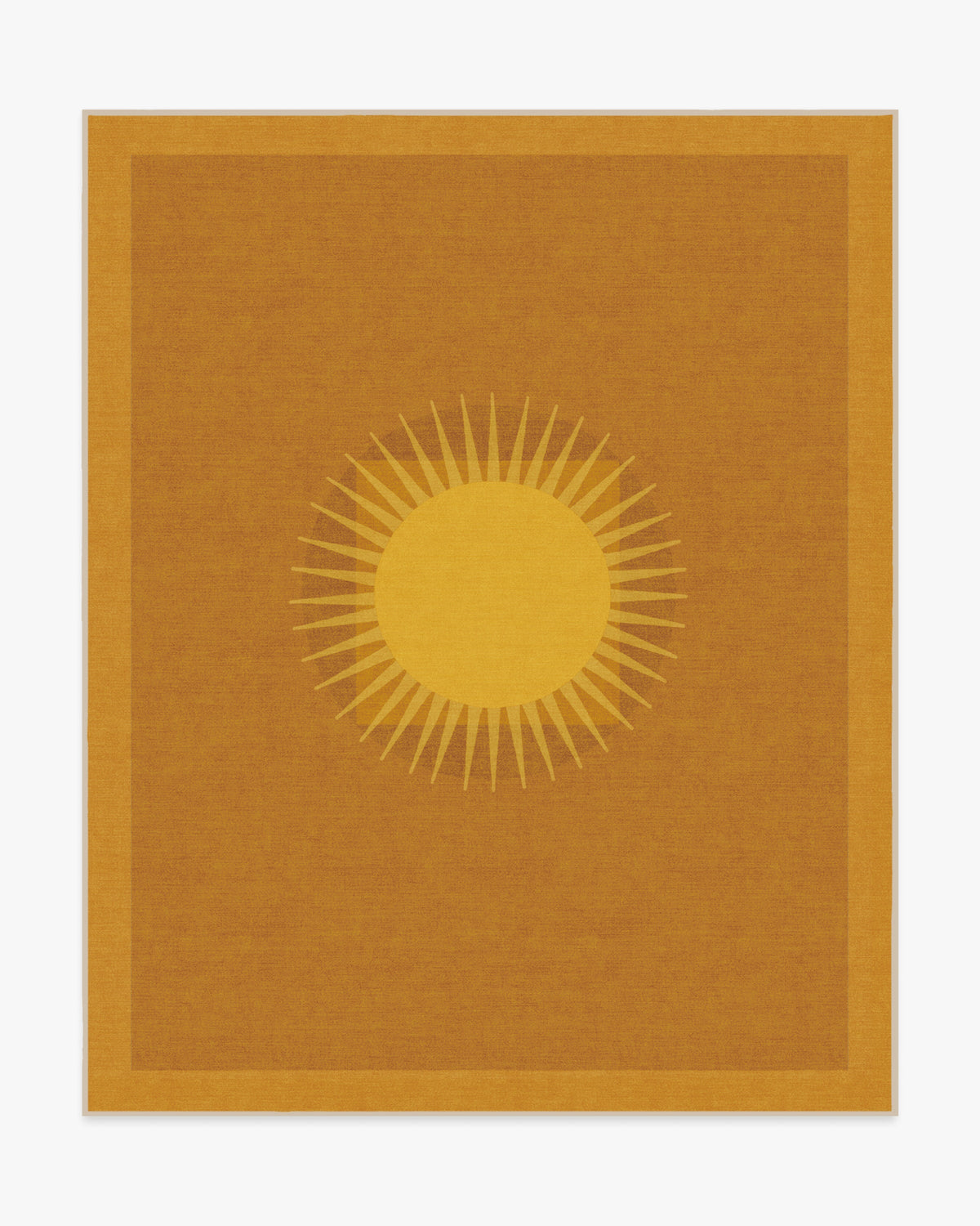 Helios — Halı, Altın, AREA, beyaz zemin, 8x10