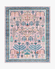 Julietta — Halı, Yumuşak Pembe, AREA, beyaz zemin, 8x10
